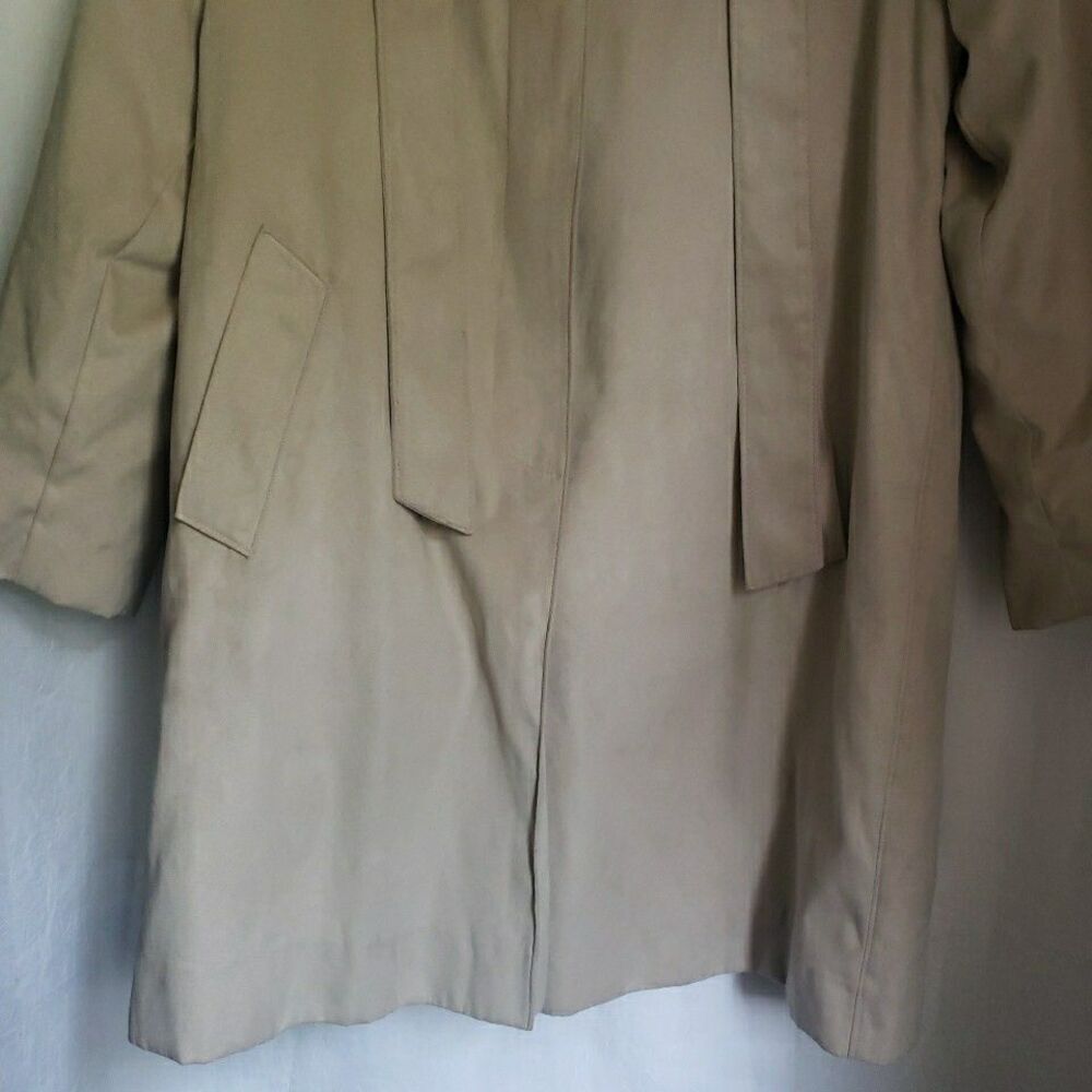 Appleseed Jacket Size Medium Coat Full Zipper Beige Cream Classic Timeless - Picture 3 of 11